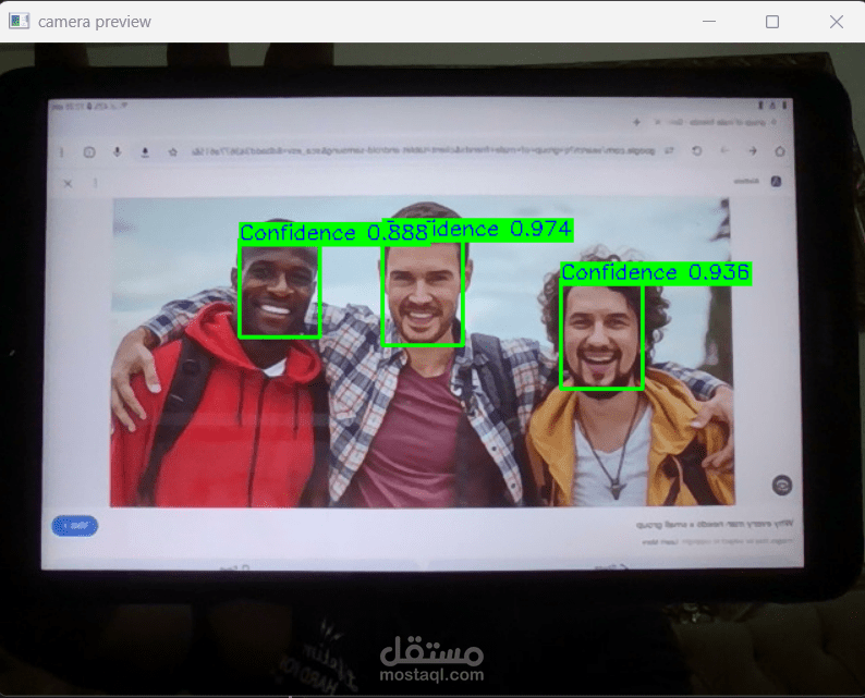كاشف وجوه في الوقت الحقيقي باستخدام OpenCV وDNN