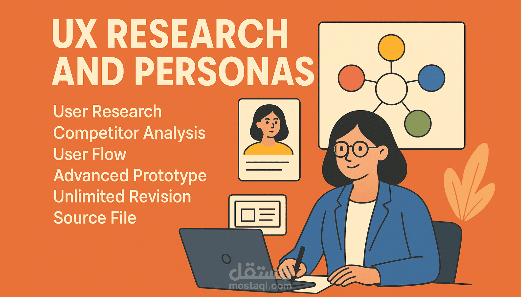 مصممة واجهات وتجربة مستخدم (UI/UX)