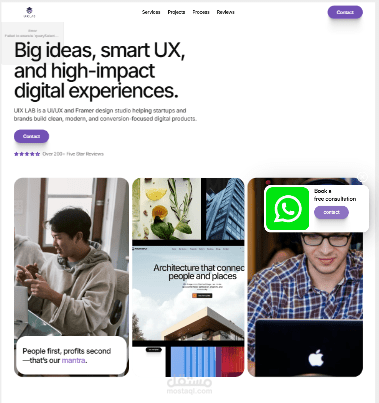 Clean & Modern Personal Portfolio Website Design