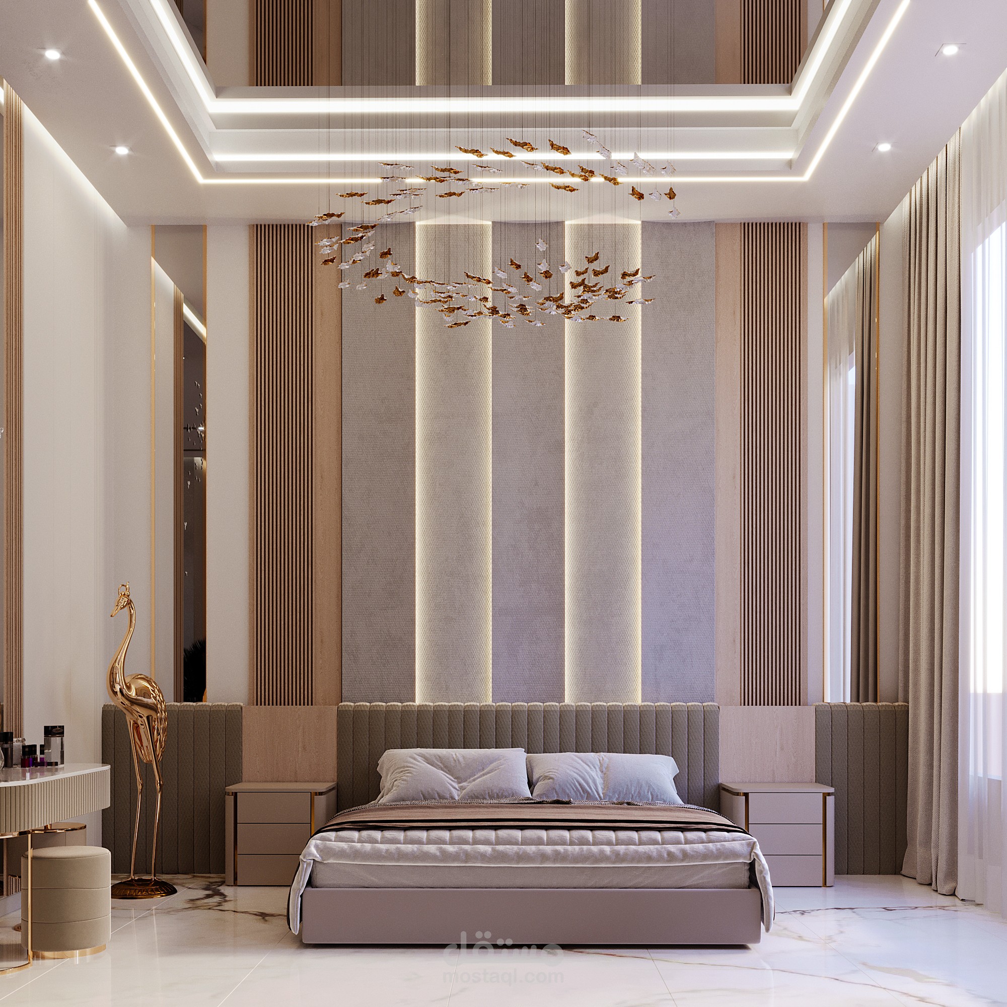 تصميم غرفة نوم ماستر