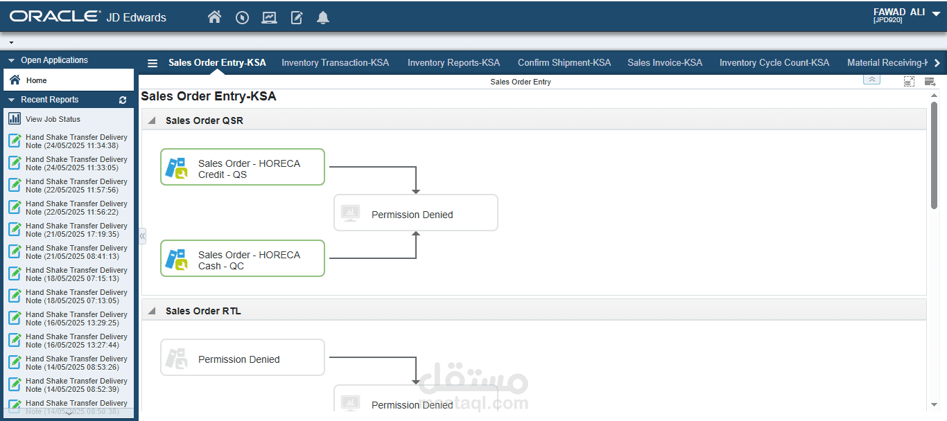 Oracle JDE Sales Order Processing & Reporting Optimization