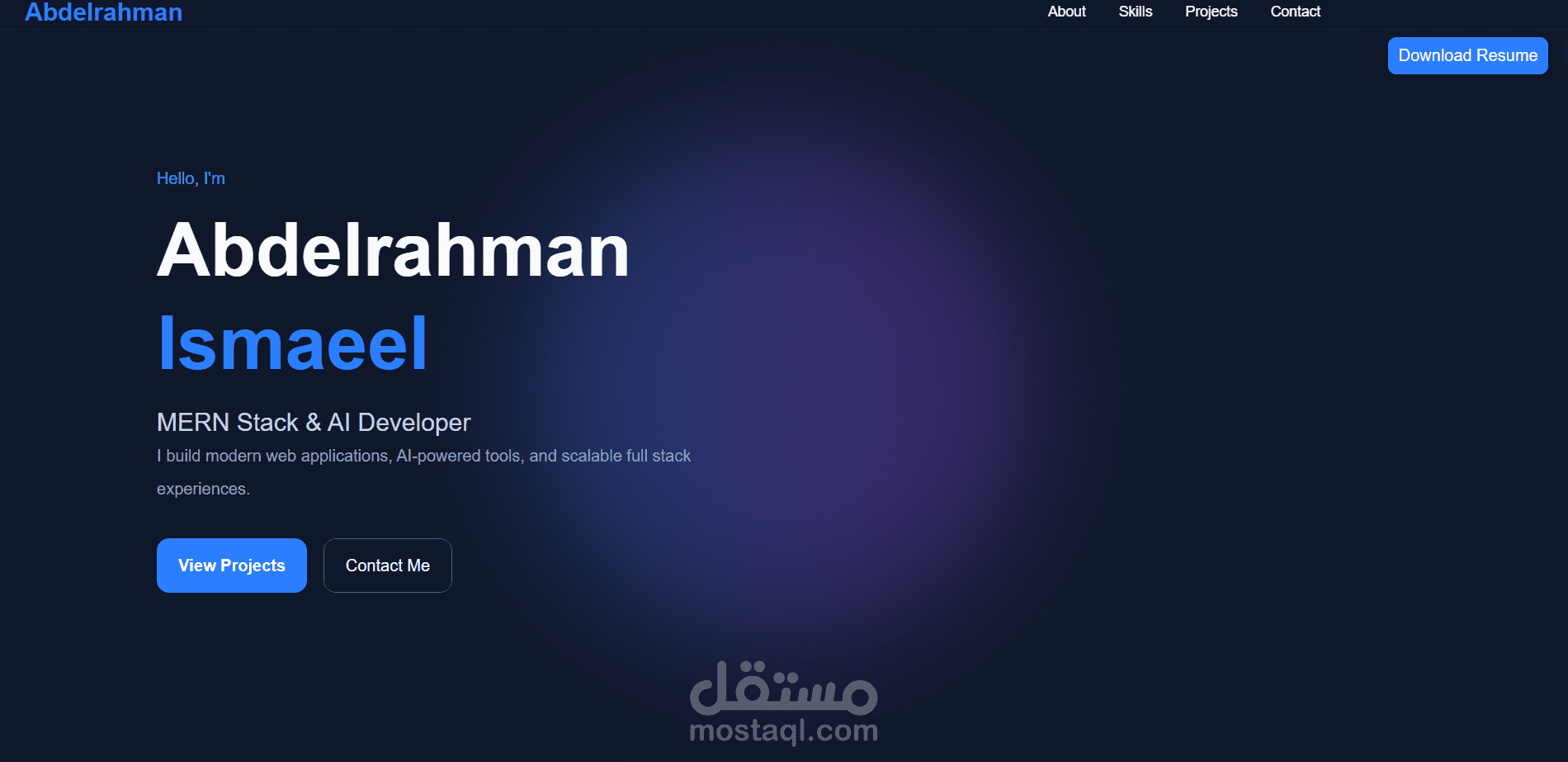 تطوير بورتفوليو احترافي لعرض الأعمال والمشاريع