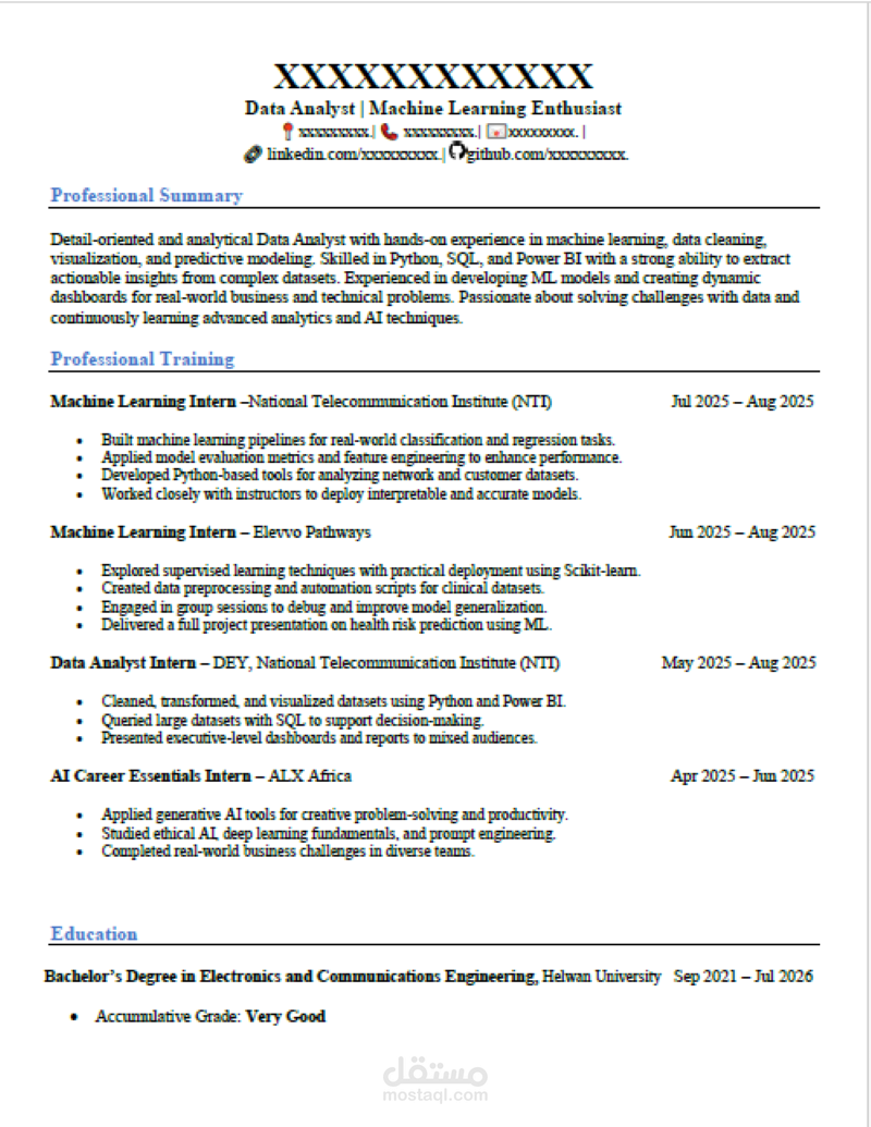 CV Writing