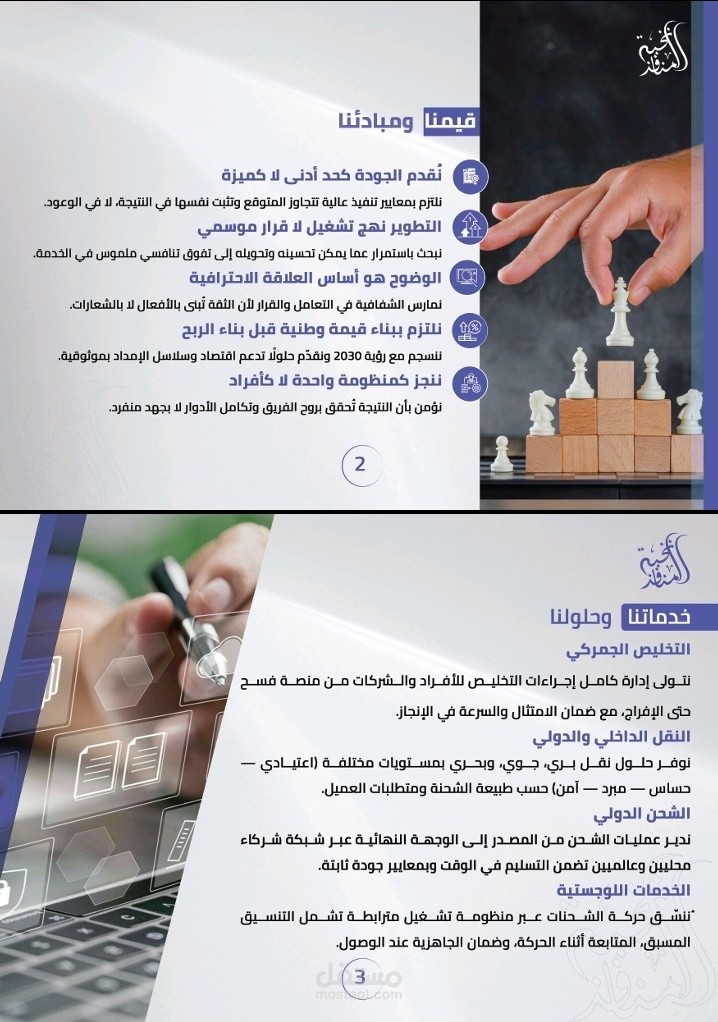 تصميم وكتابة وتحرير محتوى تسويقي