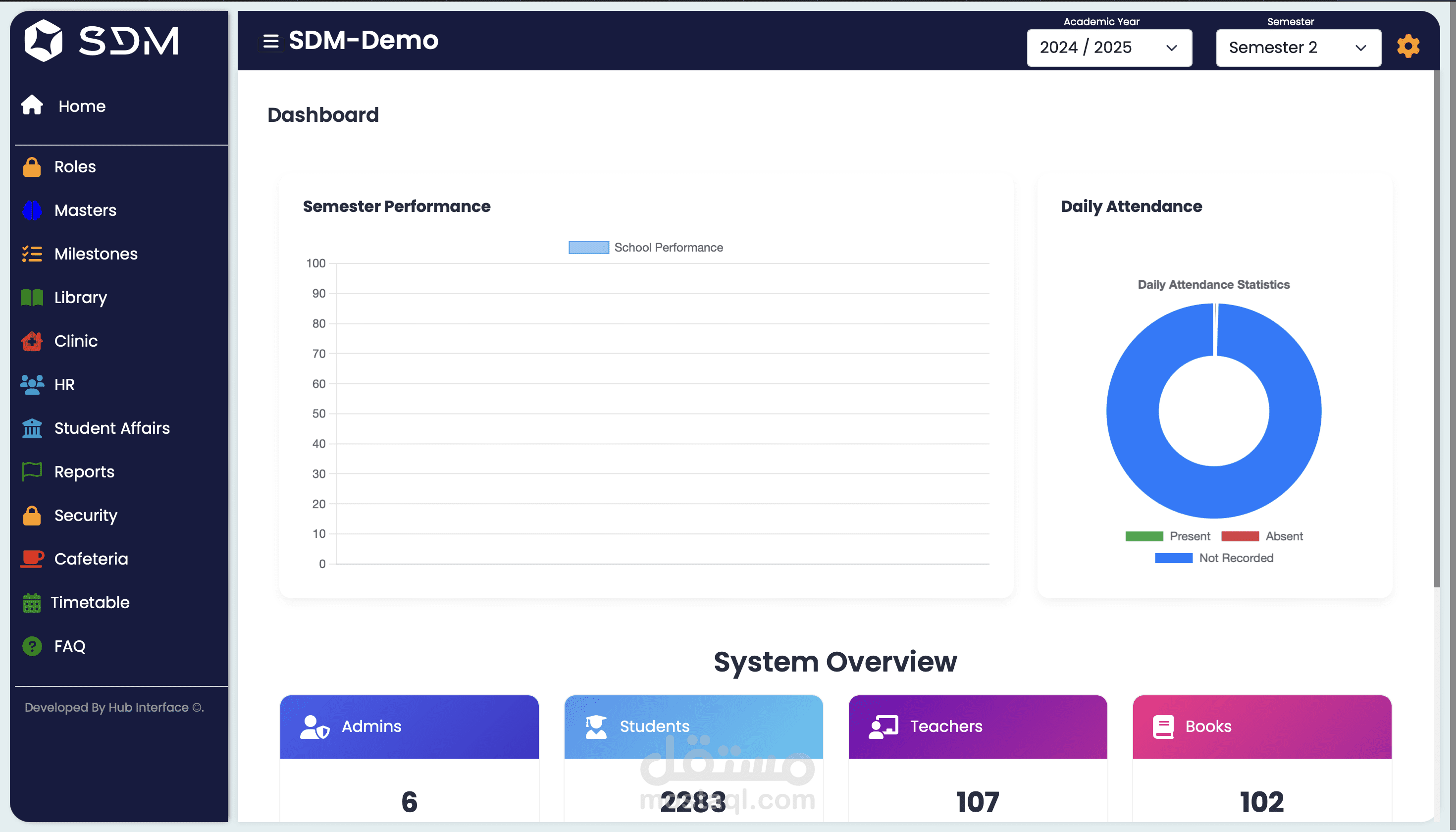 نظام ادارة المدارس SDM ERP