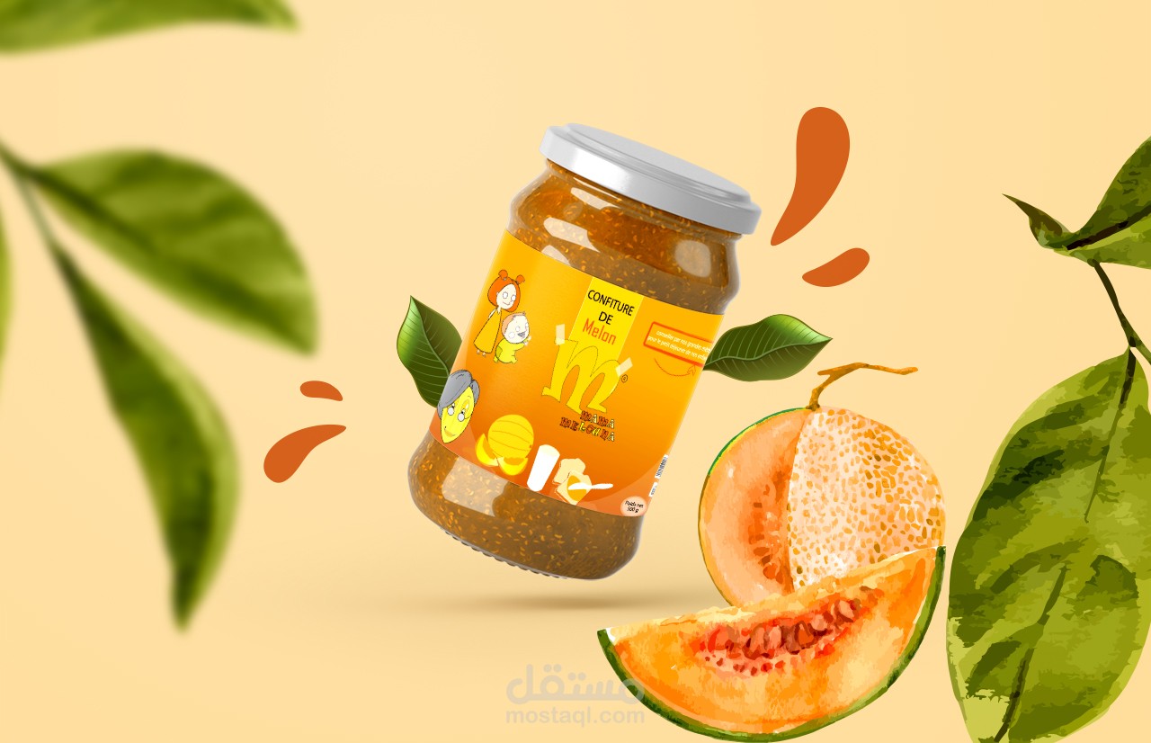 تصميم غلاف منتوج مربى