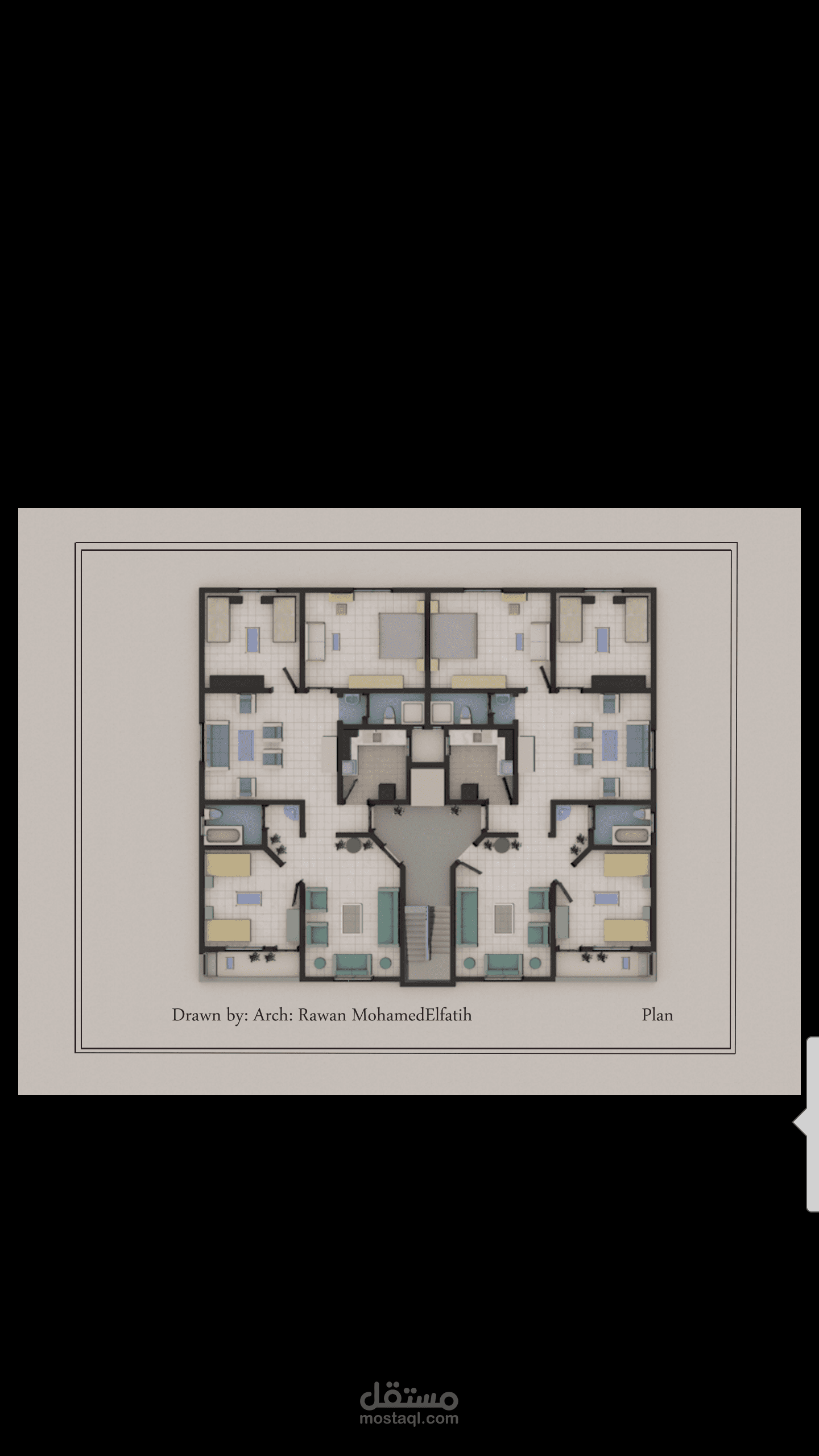 تصميم شقق 2D