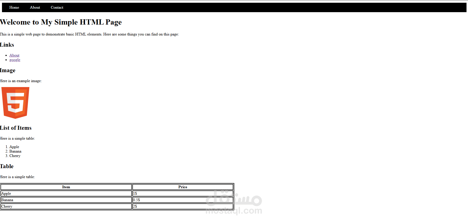 تصميم ثلاث صفحات ويب HTML/CSS تفاعلية