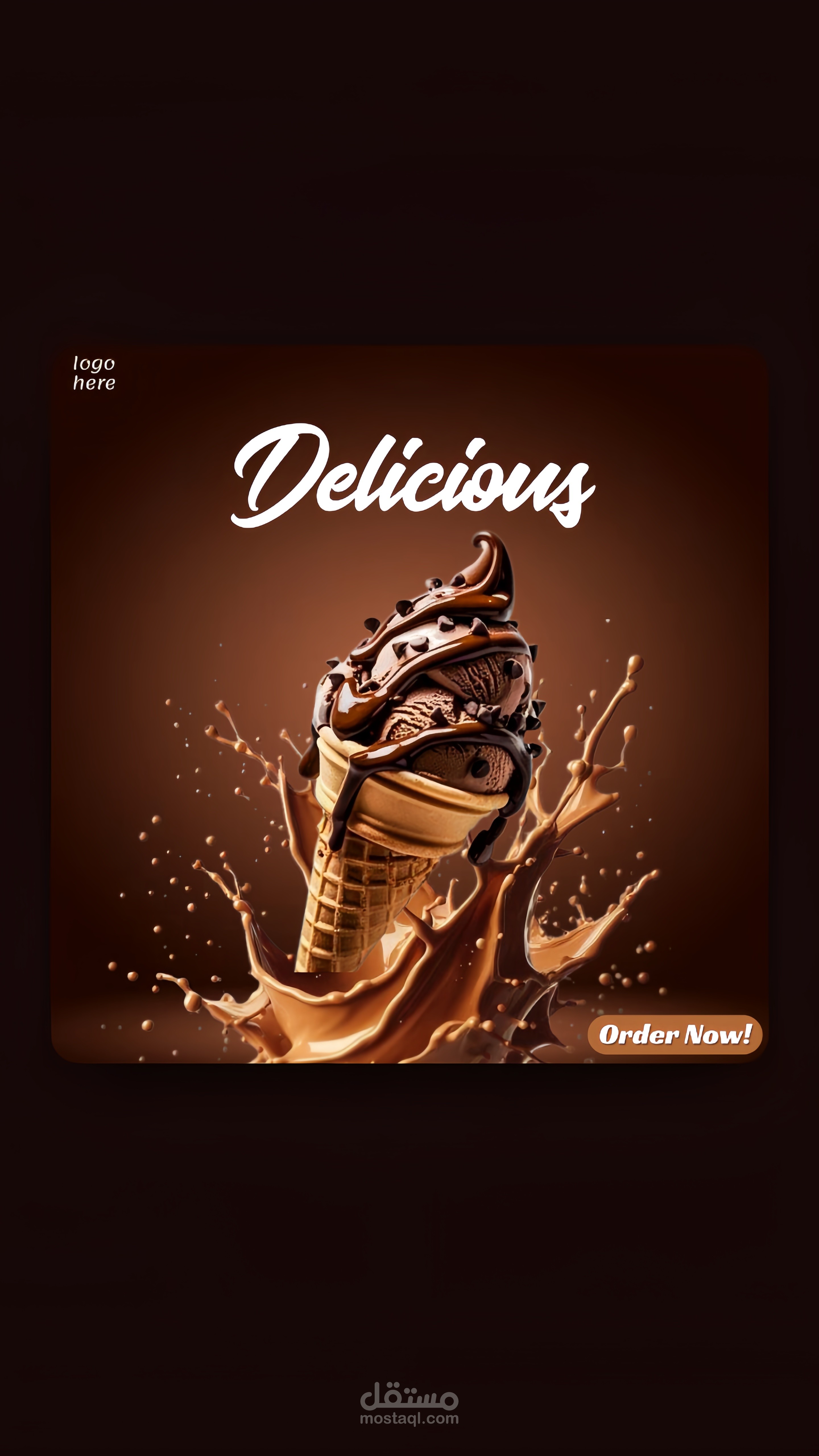 ICE CREAM POSTER DESIGN