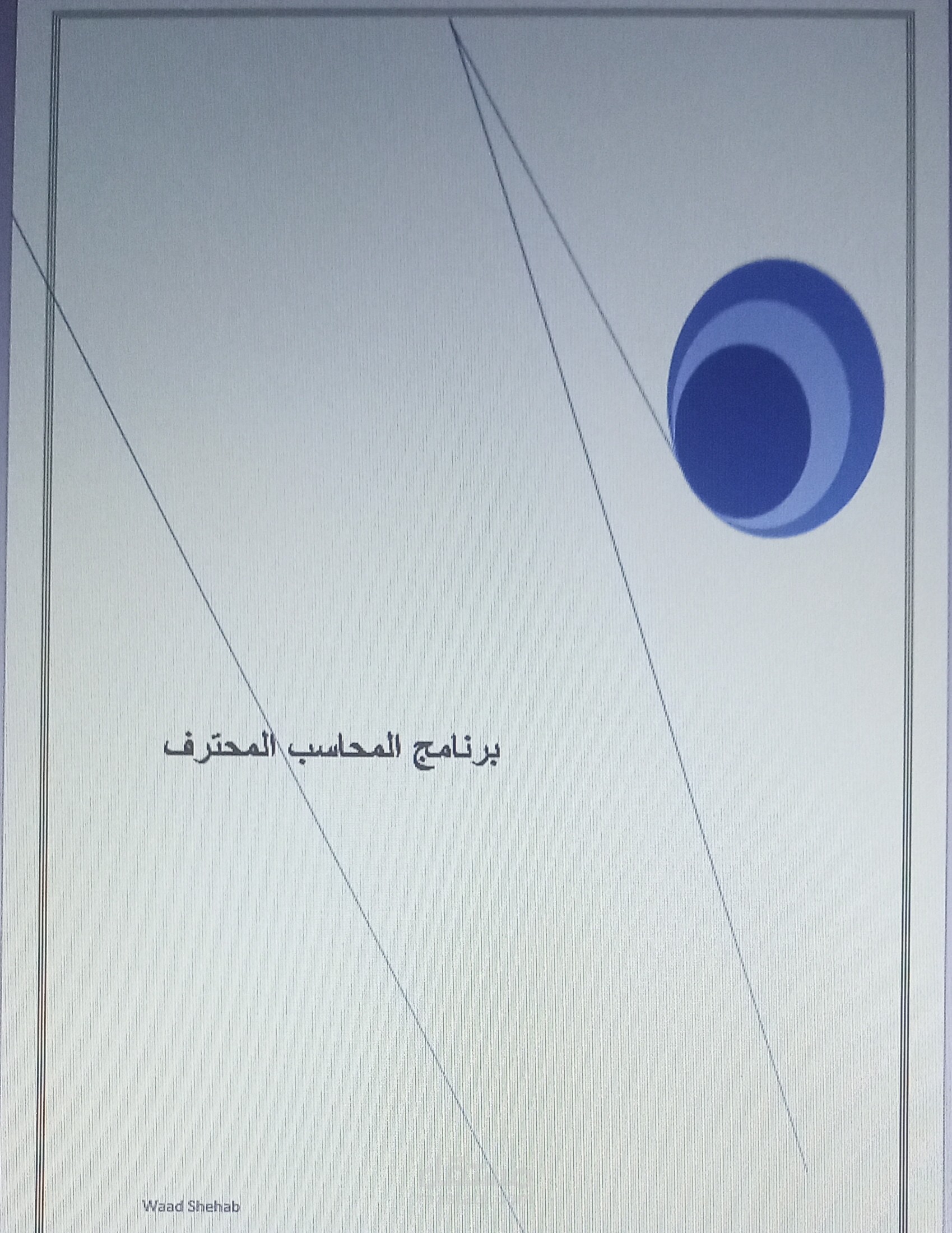 برنامج تدريبي المحاسب المحترف