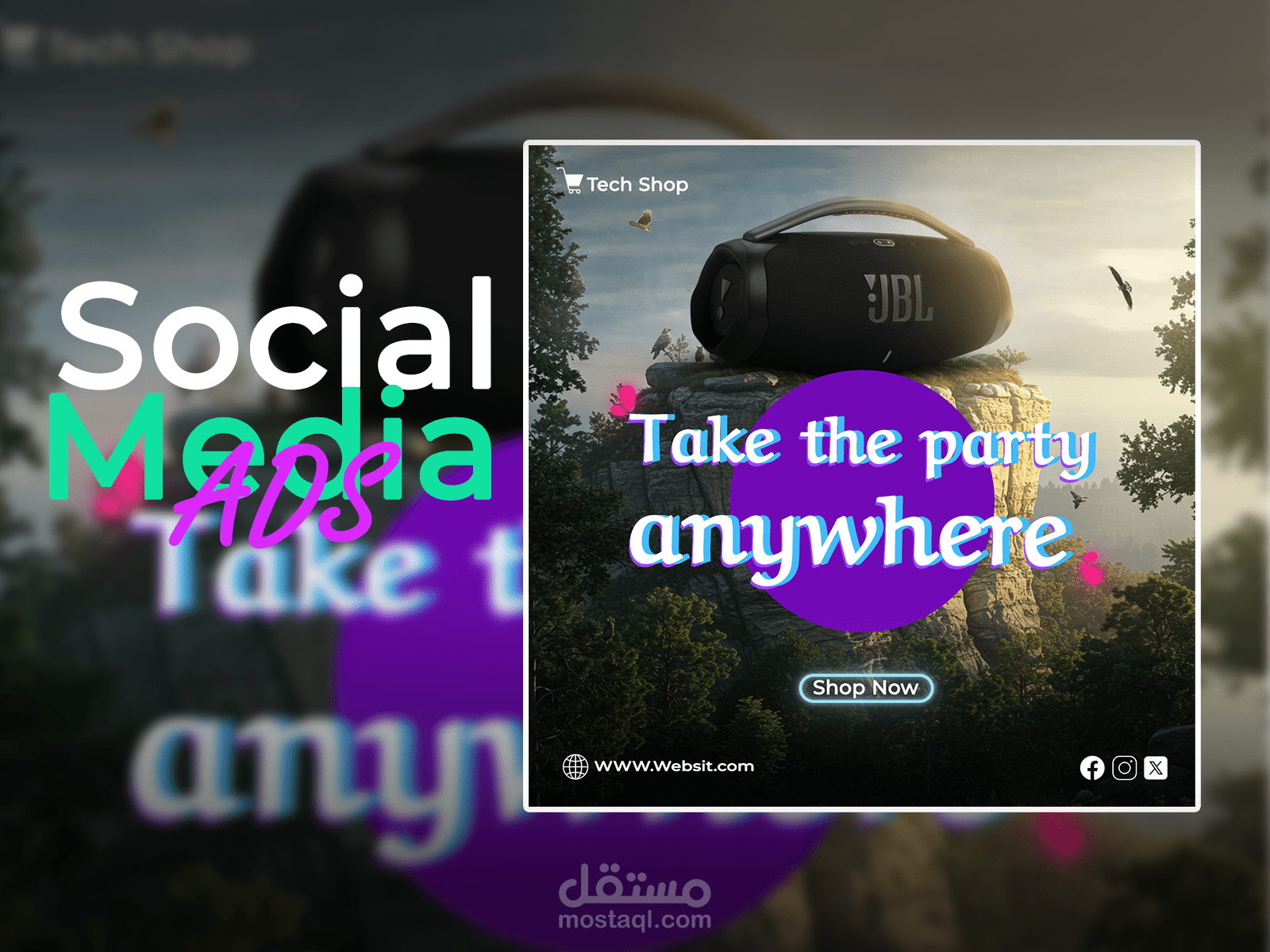 TECH-SHOP Social Media ADS