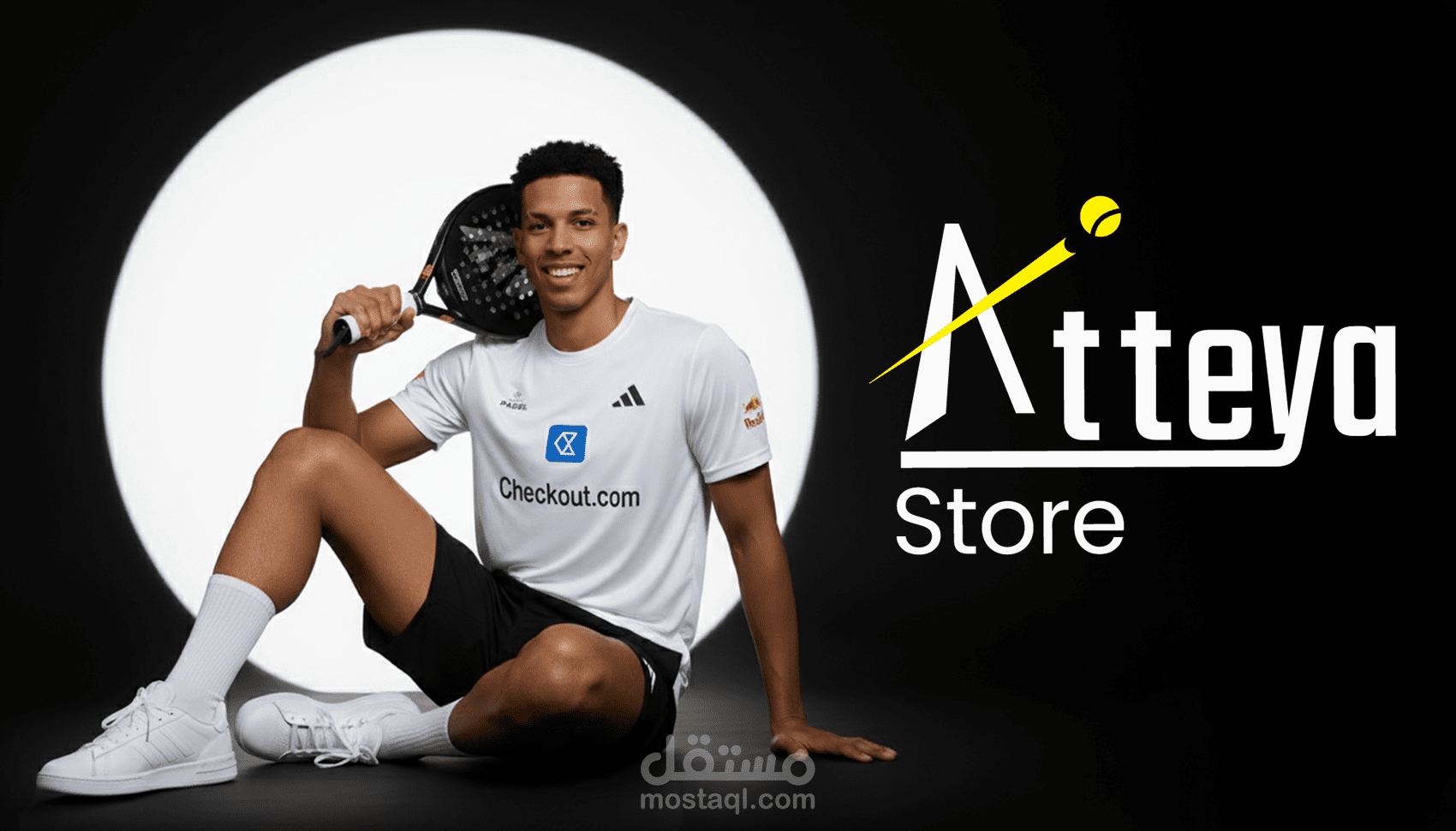 تطوير هوية بصرية متكاملة لعلامة Atteya Store | تصميم مطبوعات و تصميم موديل بالذكاء الاصطناعي