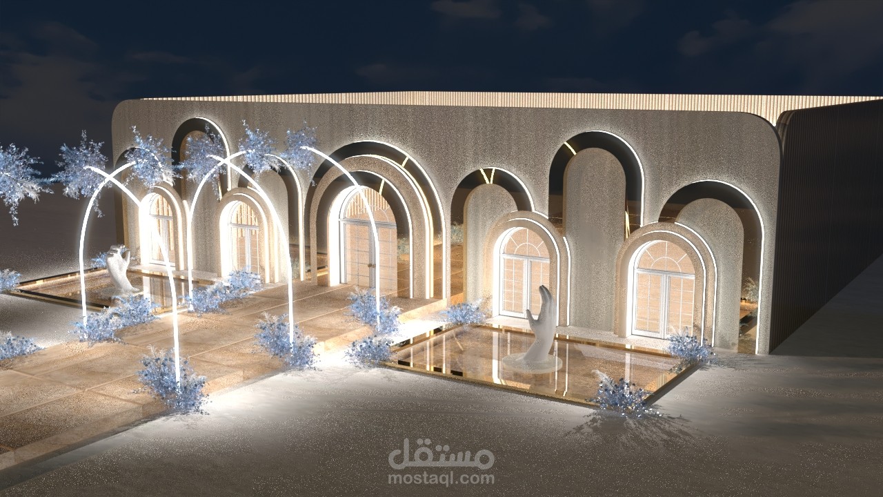 تصميم صالة أفراح