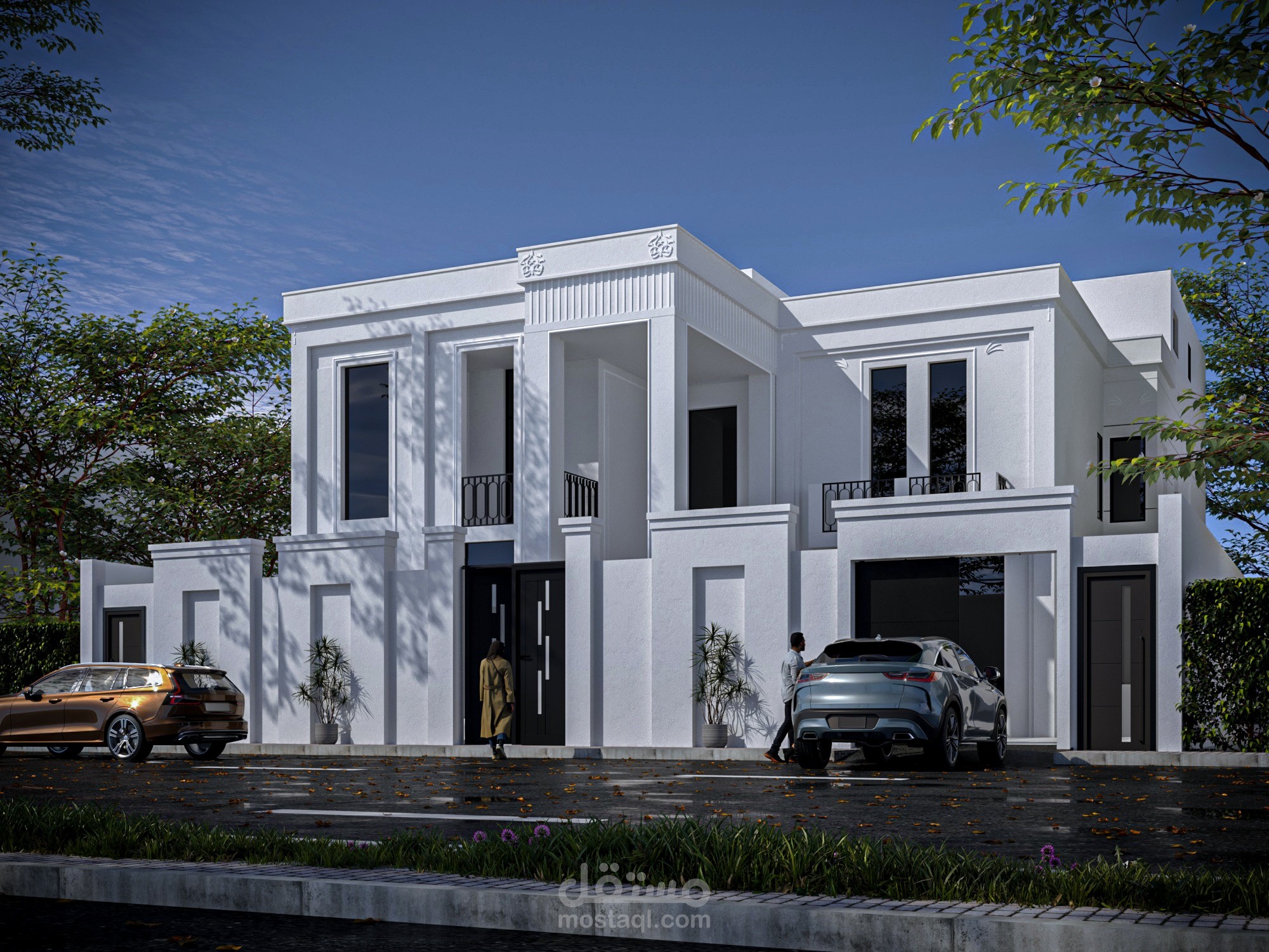 مبني سكني بطراز كلاسيك
