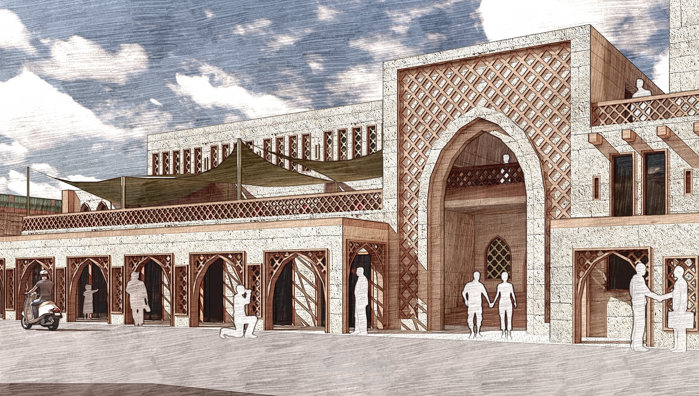 تصميم مركز حرفي