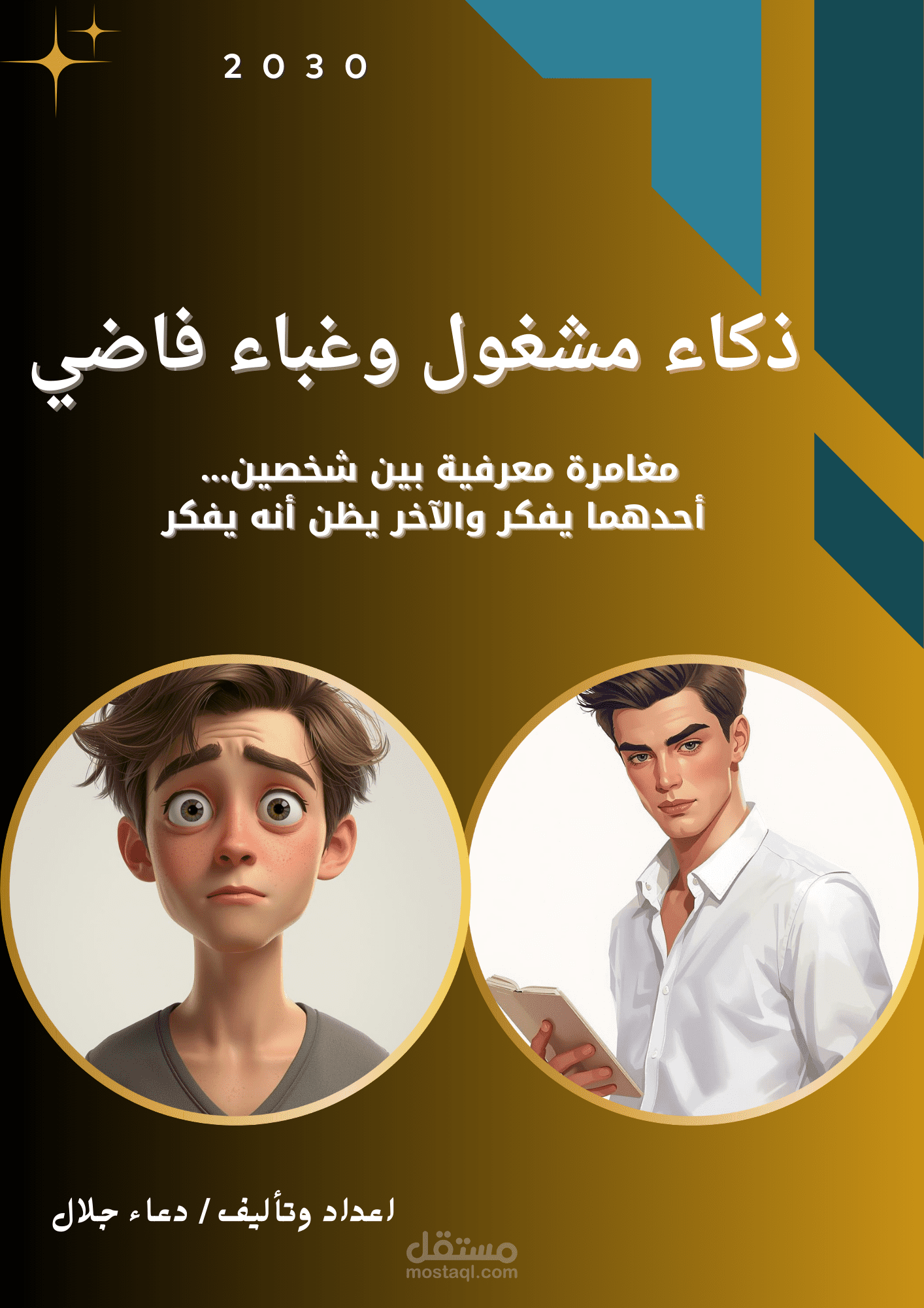 ذكاء مشغول وغباء فاضي مشروع كتاب إلكتروني إبداعي قائم على الحوار