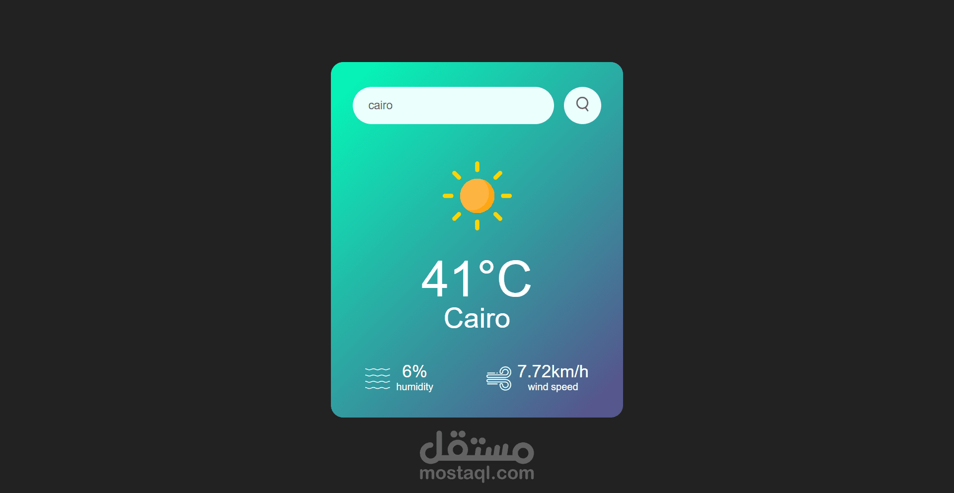 Weather Application