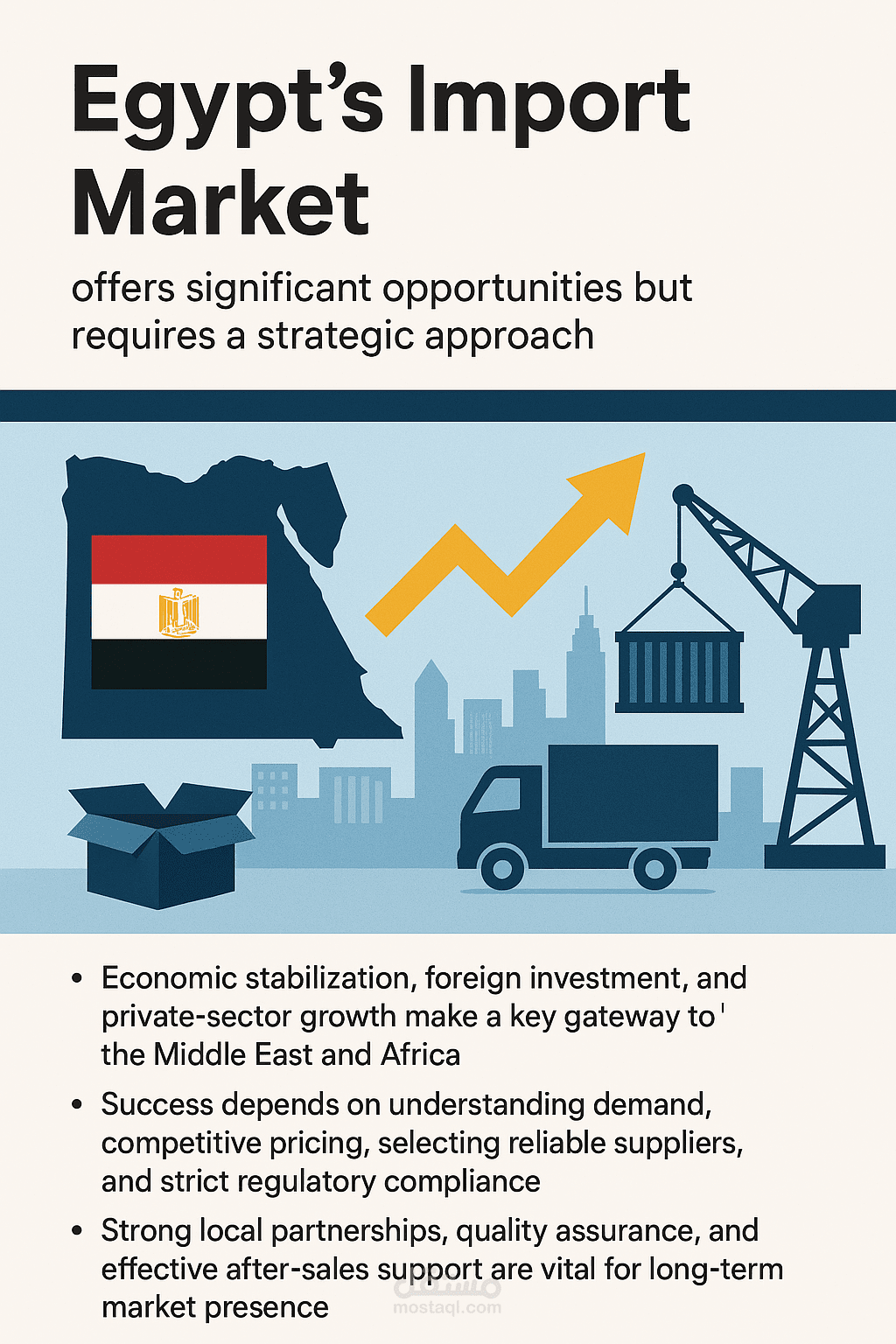 Strategic Market Entry and Operational Framework for Importing into Egypt