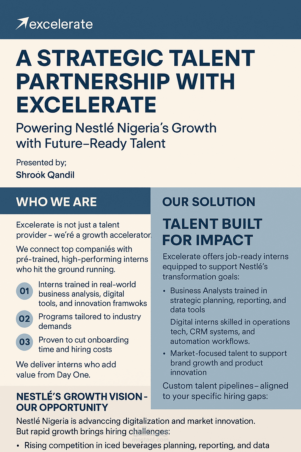 A Strategic Talent Partnership with Excelerate