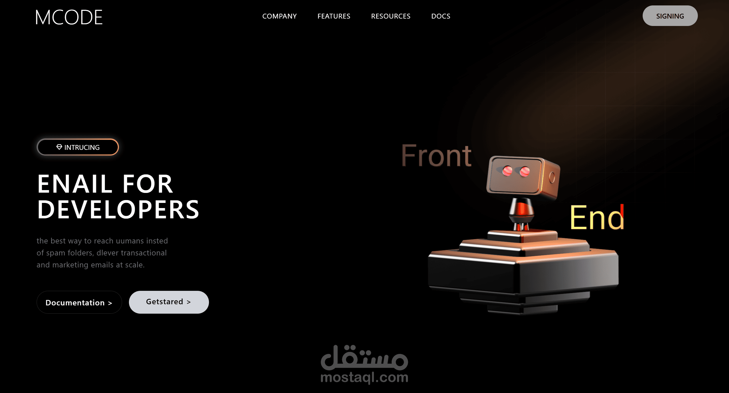Landing Page 3D