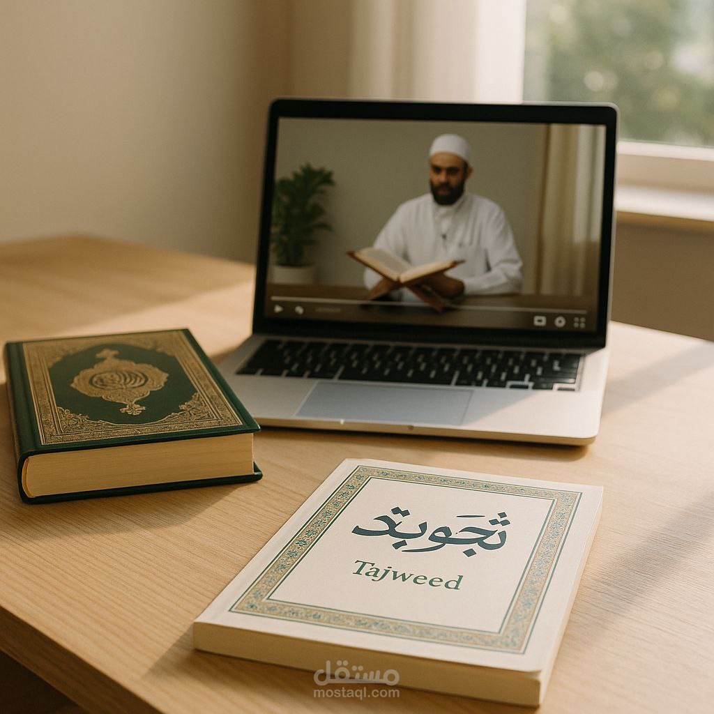 مذكرة تجويد ثنائية اللغة (عربي-إنجليزي)| إعداد وترجمة شخصية