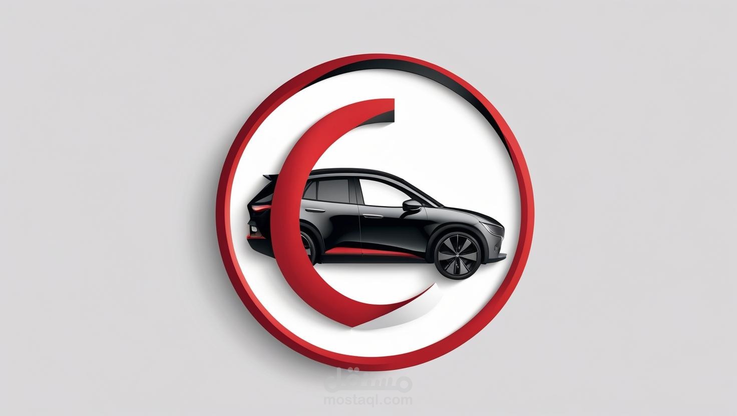 شعار لشركه سيارات كهربائيه للايجار