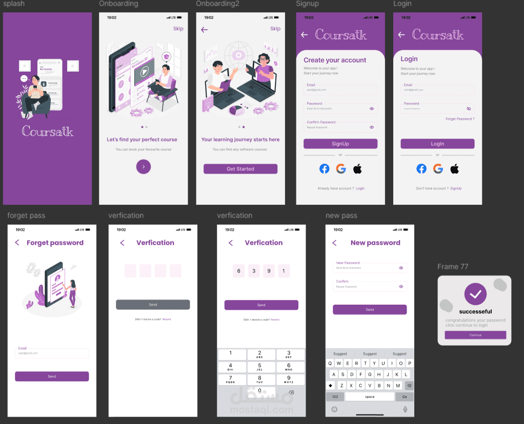 coursatk - booking courses online