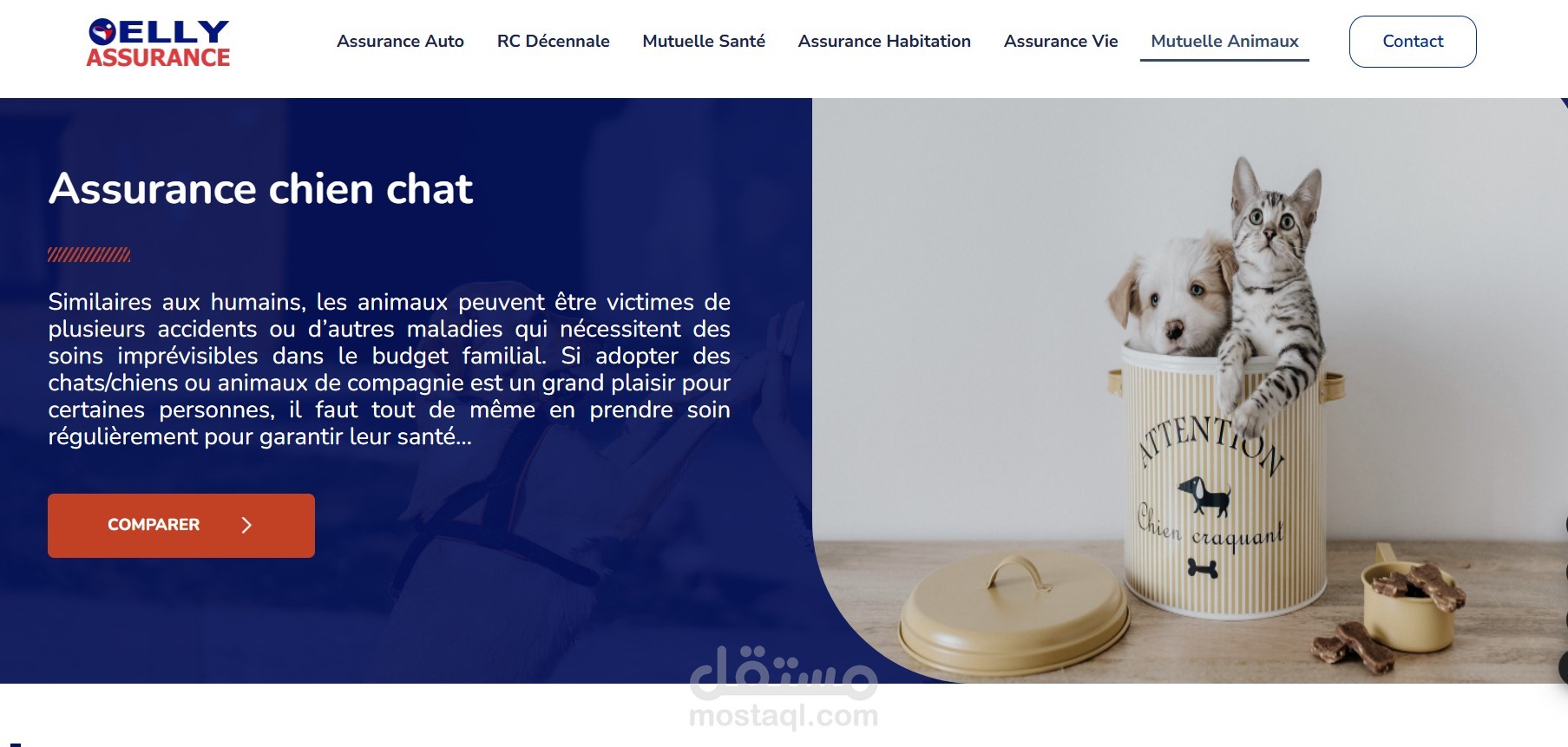 Elly Assurance Website
