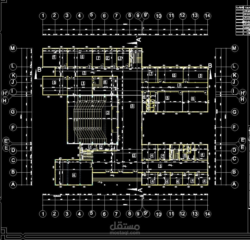 مبنى تعليمي( تصميم معماري +تنفيذية )