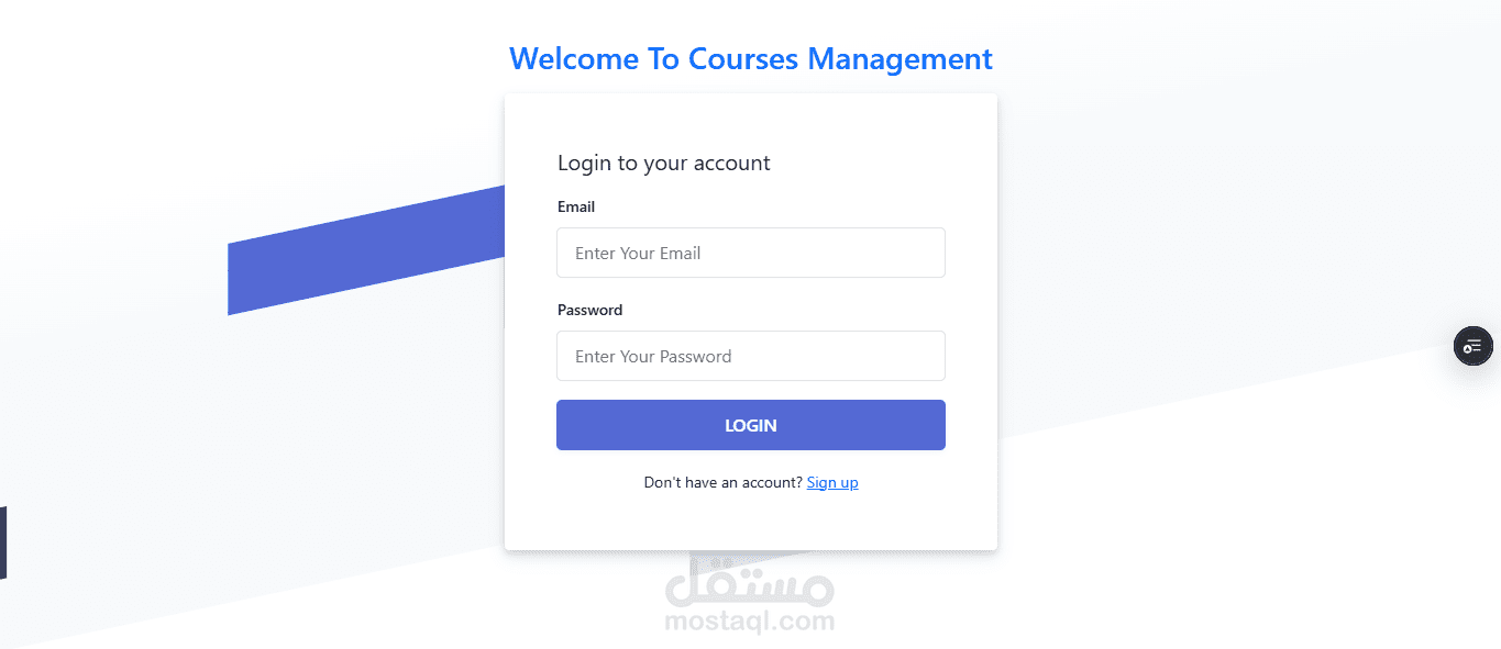 Courses Managment