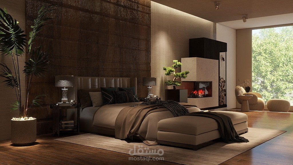 Modern bedroom