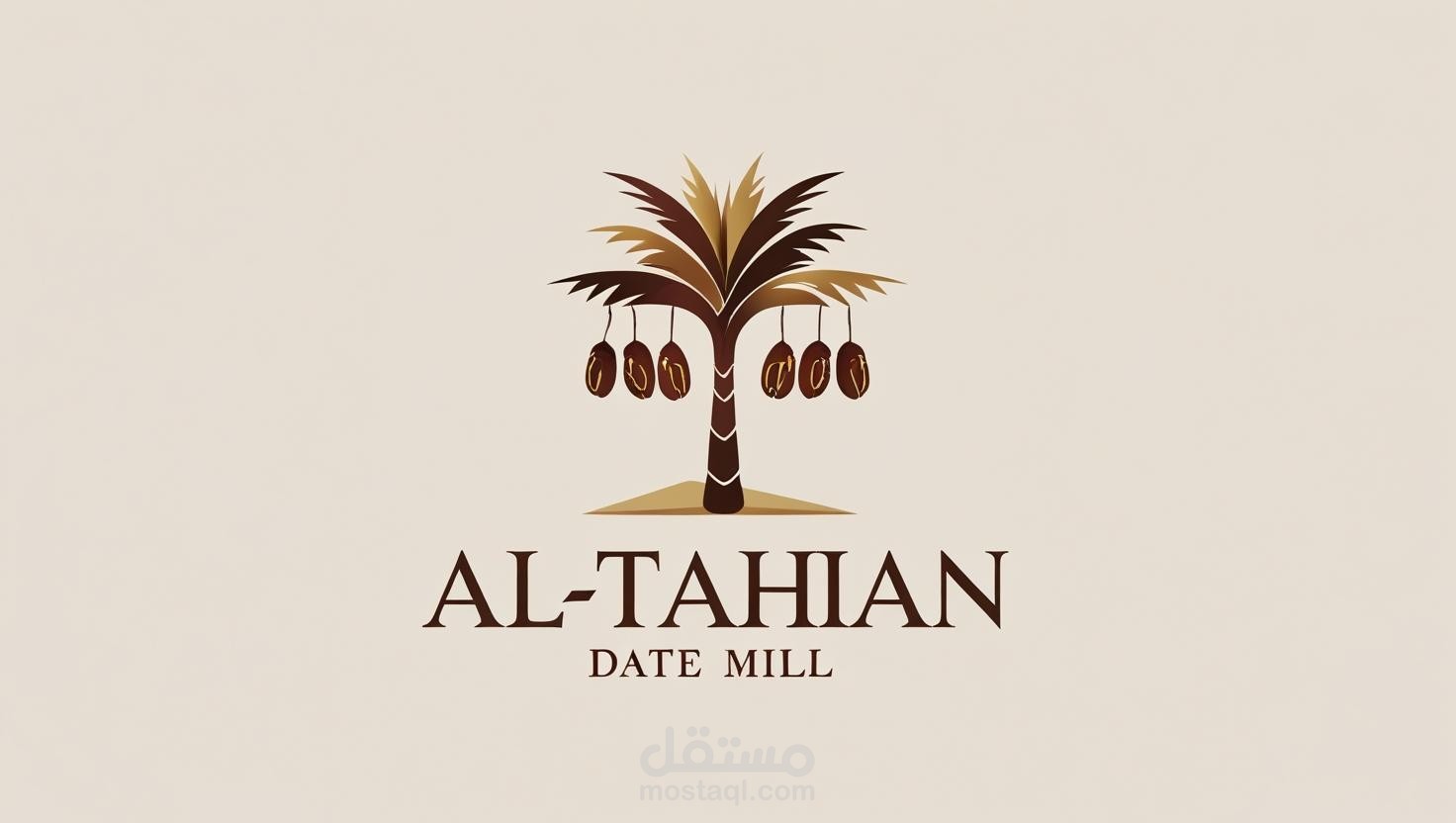 لوجو لمتجر لبيع التمور