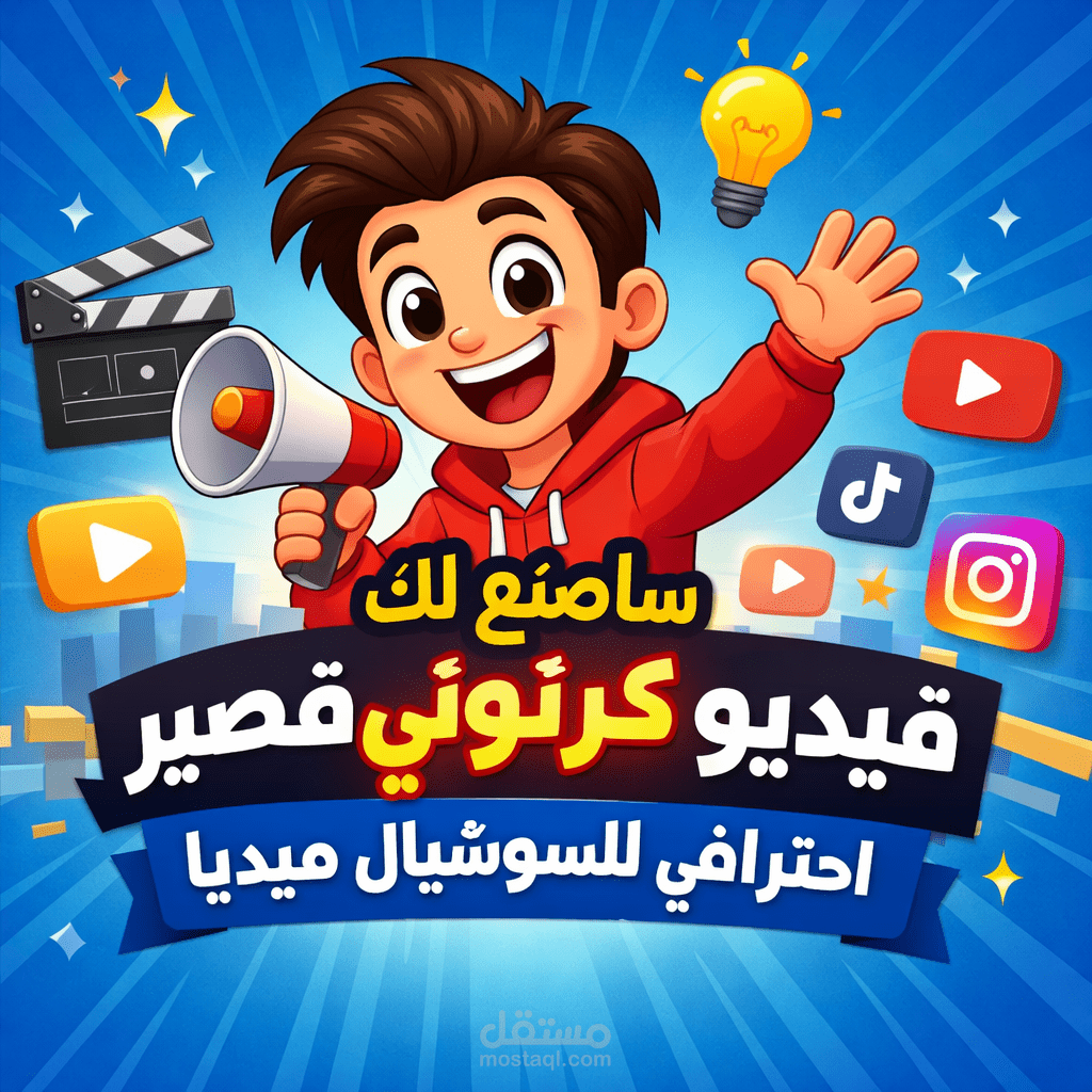 صانع فيديوهات كرتون ثلاثية الأبعاد