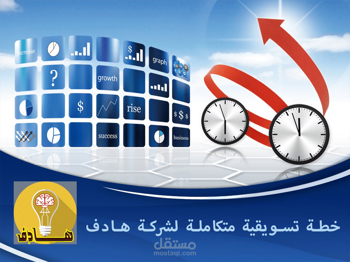 خطة تسويق اليكترونى واستراتيجيات السوشيال ميديا لمؤسسة هادف