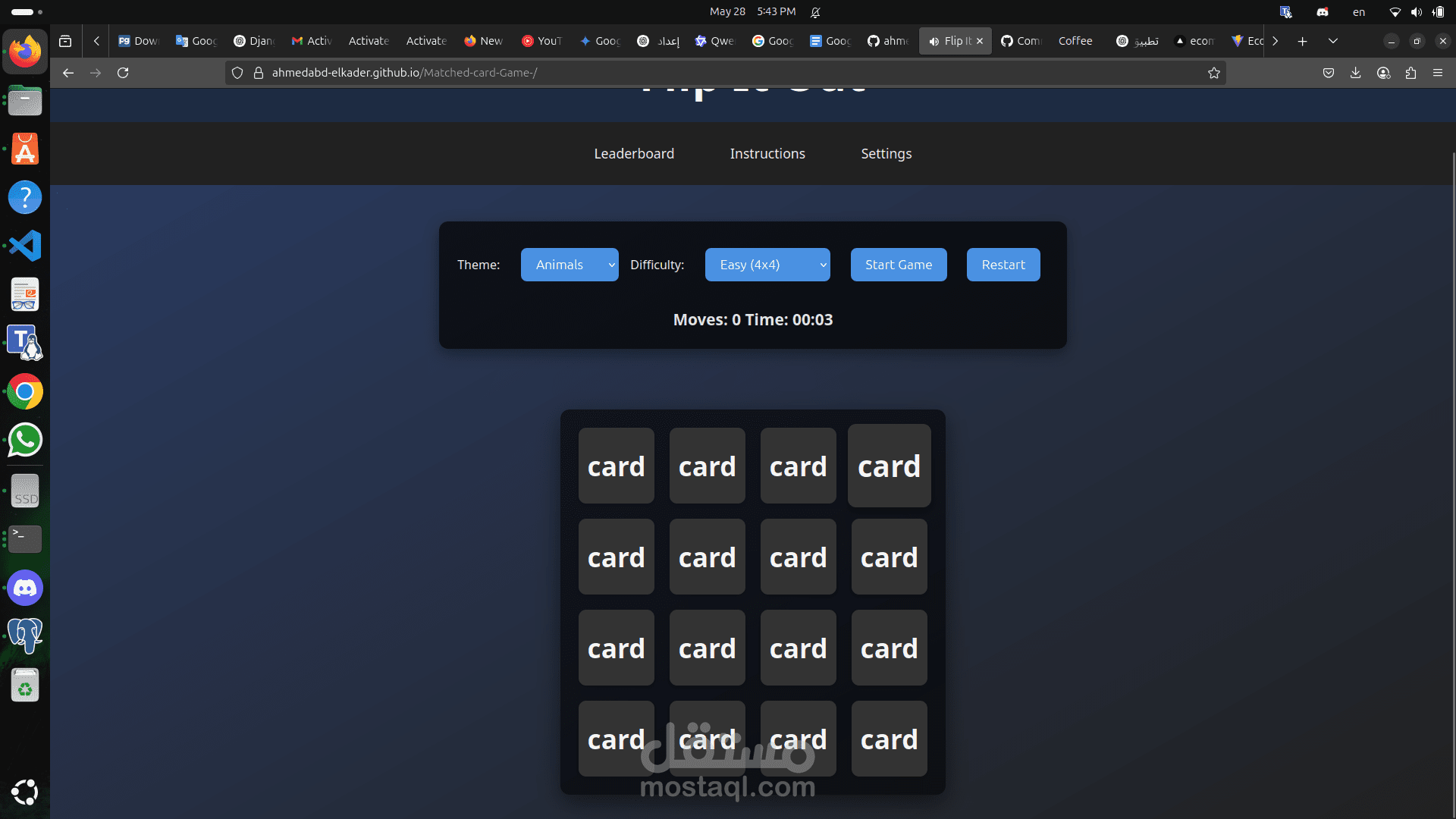 Matched-card-Game