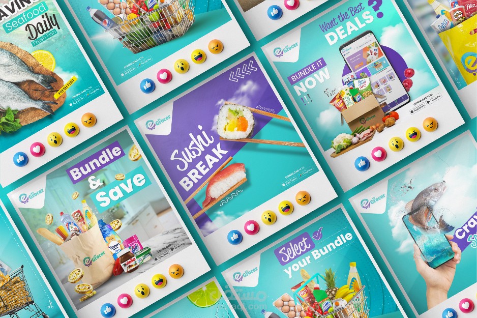 تصاميم إعلانات سوشيال ميديا Social Media Posts and Adds