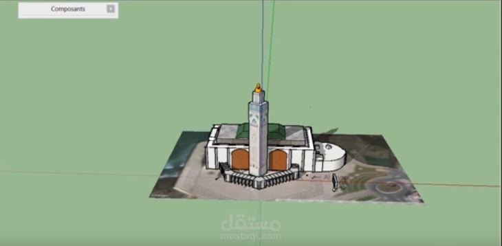 نمذجة مسجد الحسن الثاني