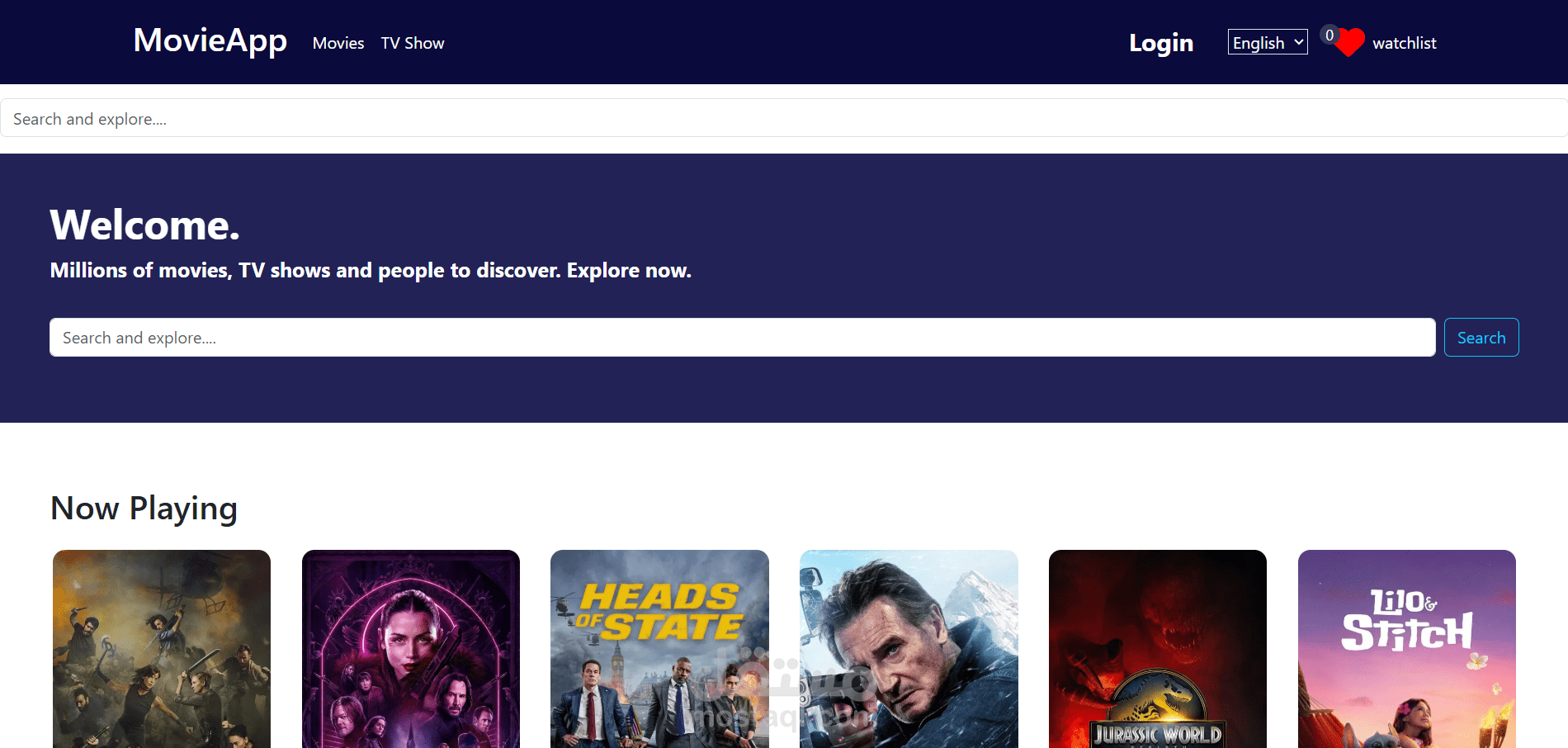 Movie app using Angular