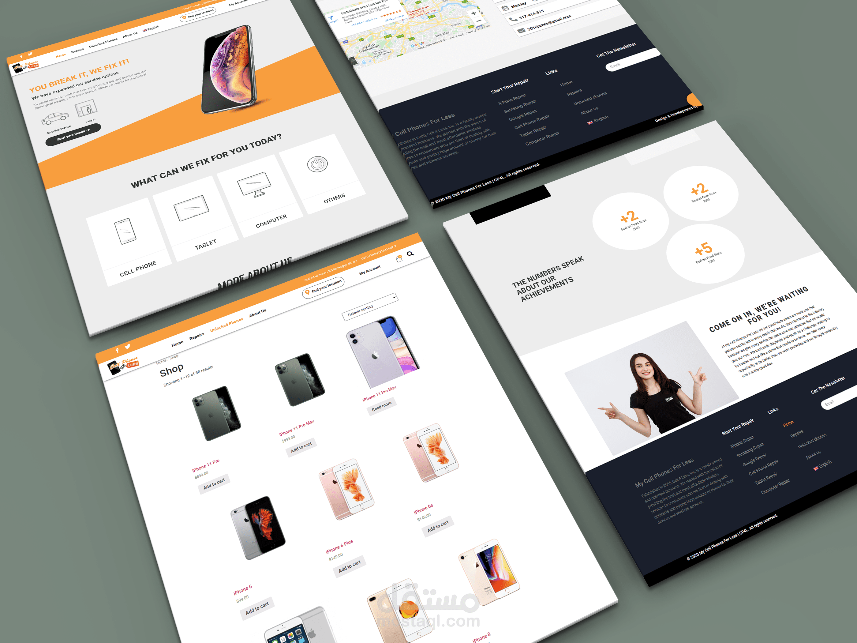 تصميم متجر الكتروني بالووردبريس