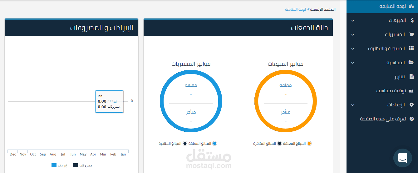 العمل علي برامج الحوسبة السحابية Erp في المحاسبة