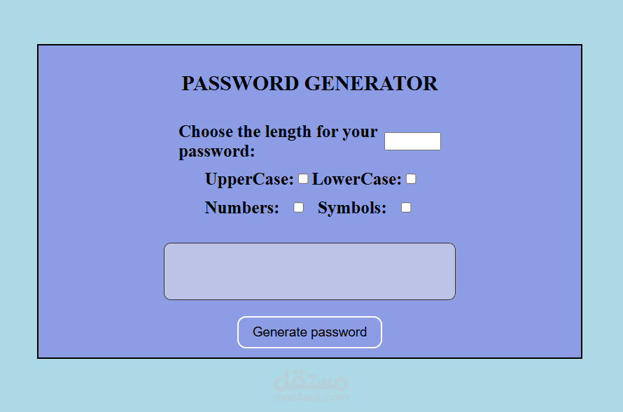 password generator