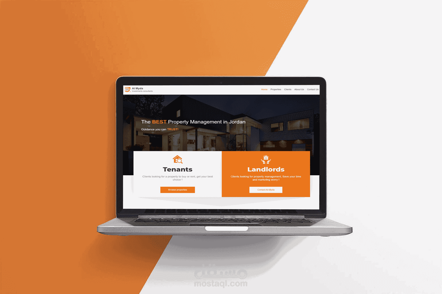 AlMayda Website | Properties rental