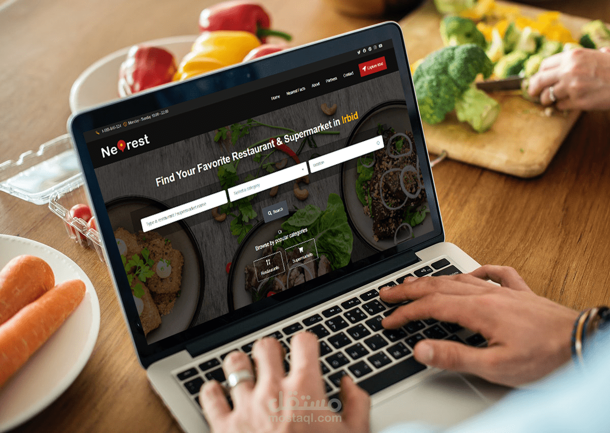 The Nearest | Map locater for the nearest supermarkets and restaurants
