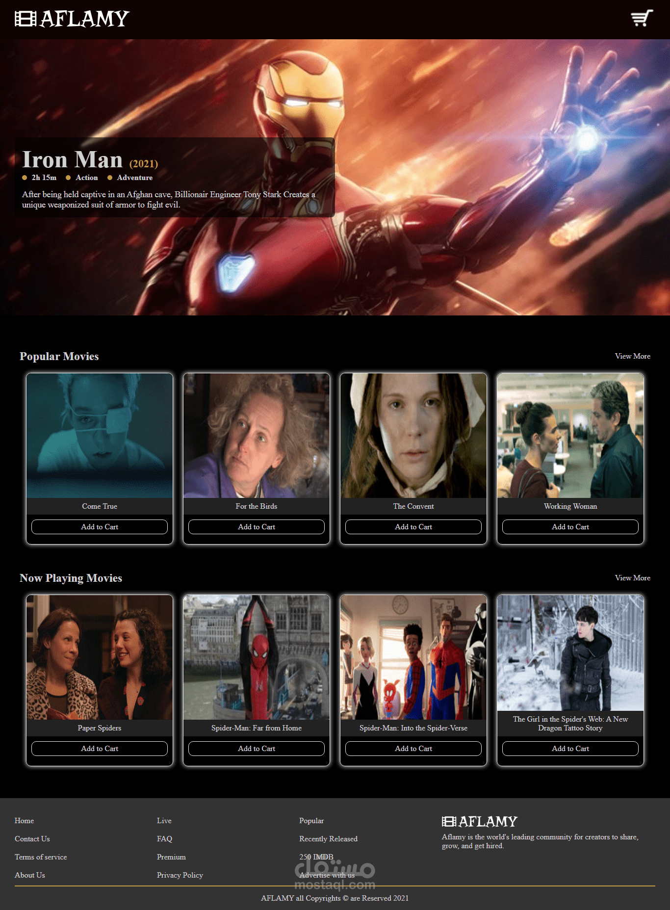Movies Info Website