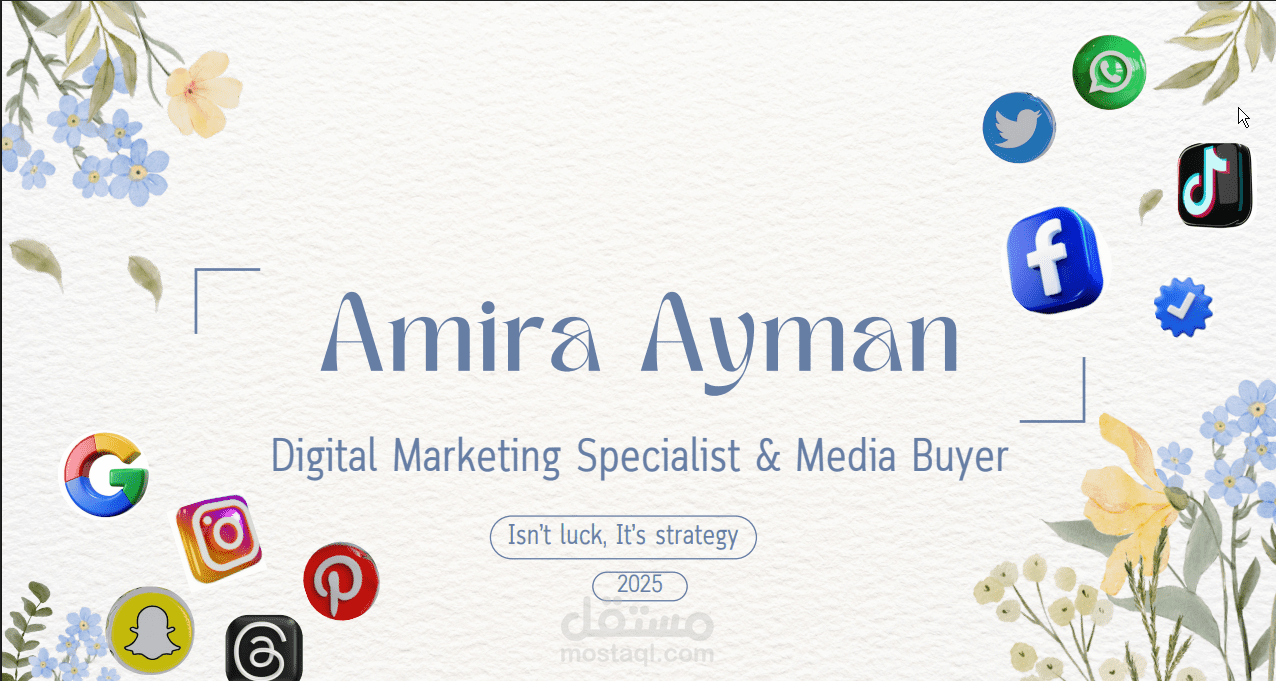 Digital Marketing Specialist & Media Buyer