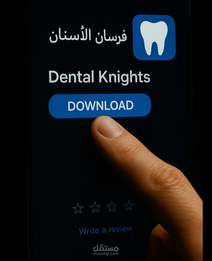 دعايه تطبيق فرسان الأسنان