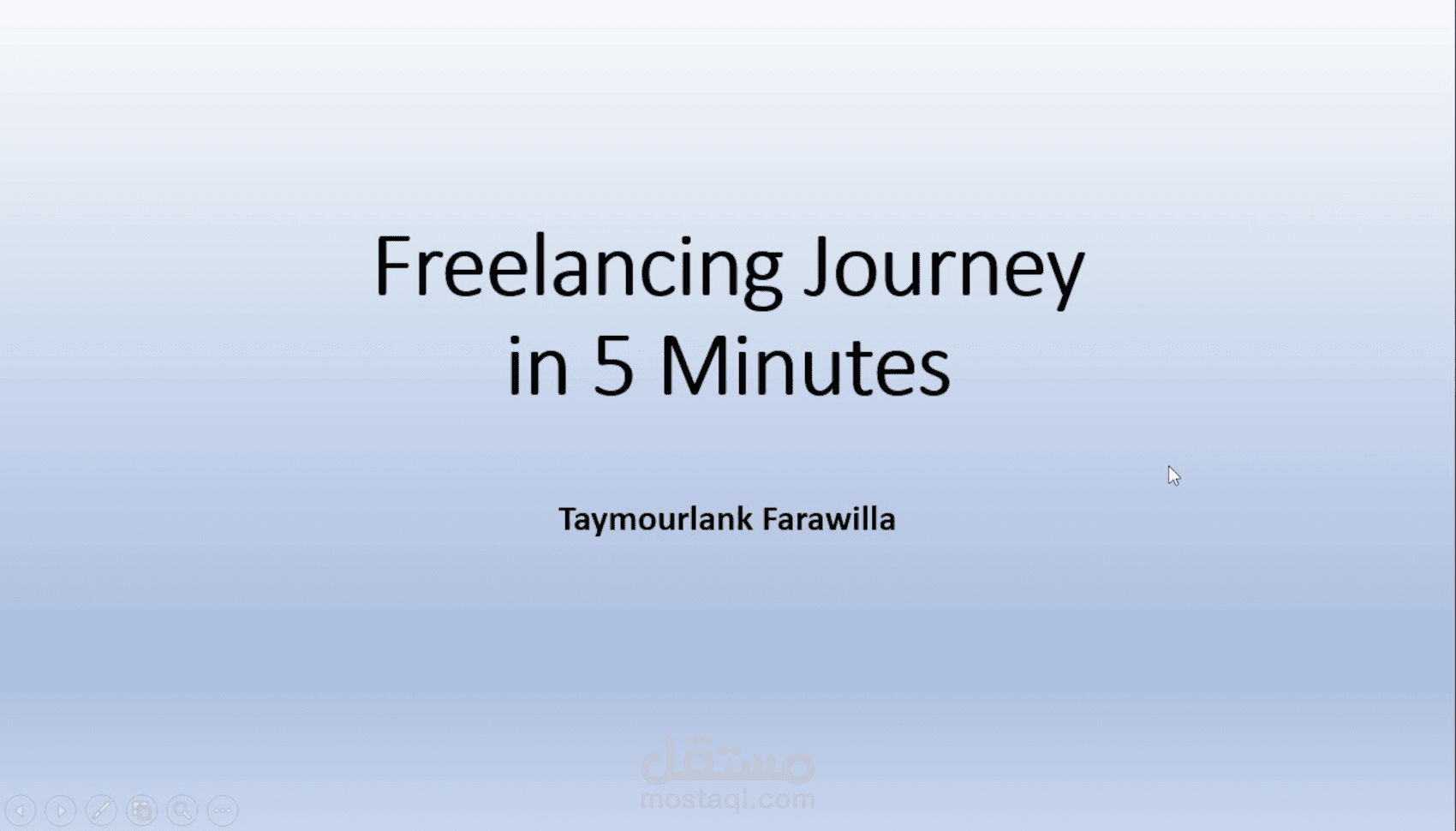 نموذج لتصميم عرض تقديمي قابل للتعديل