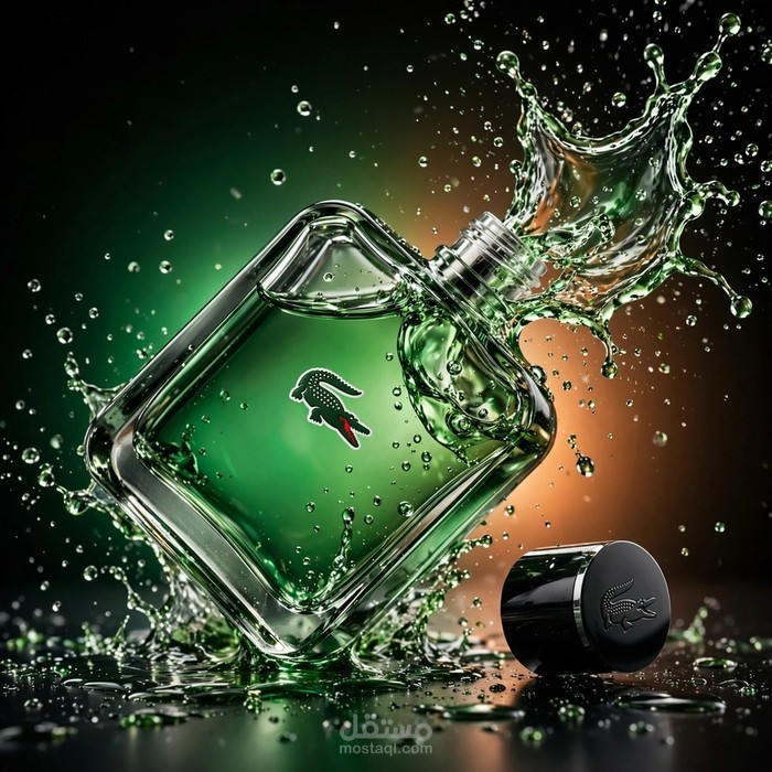 هوية بصرية لعطر فاخر (Luxury Perfume Branding)