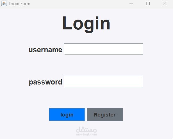 Design a login page similar to the latest pages in terms of design, with the addition of a simple database.
