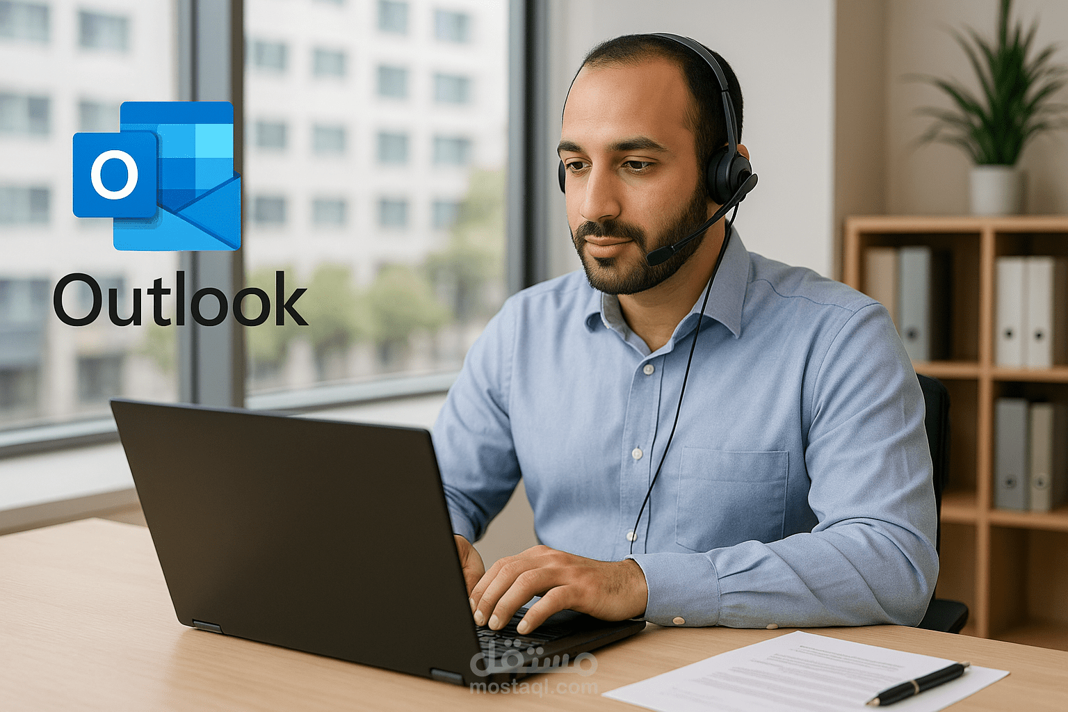 موظف خدمة عملاء - مراسلات بريد إلكتروني (Outlook)